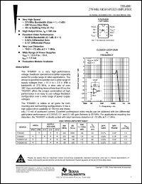 Click here to download THS4001 Datasheet