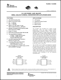 Click here to download TLC3541IDGKR Datasheet