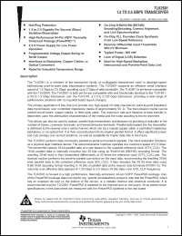 Click here to download TLK2501IRCP Datasheet