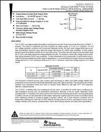 Click here to download TLV2221IDBV Datasheet