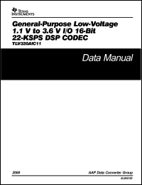 Click here to download TLV320AIC11 Datasheet