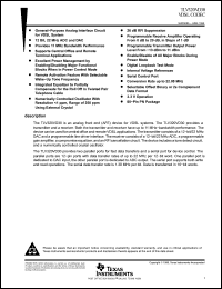 Click here to download TLV320VD30 Datasheet