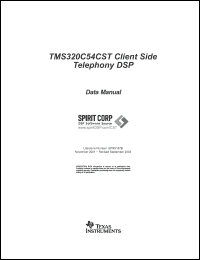 Click here to download TMS320C54CST Datasheet