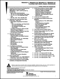 Click here to download TMS32C6711CGDPA167 Datasheet