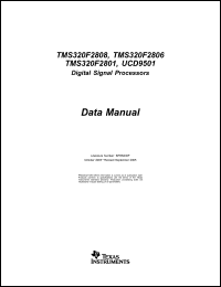Click here to download TMS320F2801GGMA Datasheet