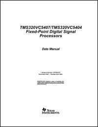 Click here to download TMS320VC5404 Datasheet