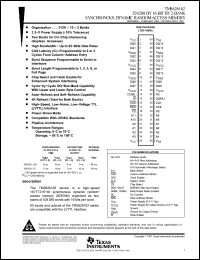 Click here to download TMS626162 Datasheet