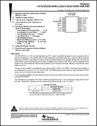 Click here to download TPA2001D1PW Datasheet