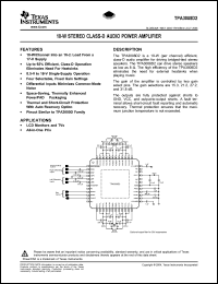 Click here to download TPA3008D2 Datasheet