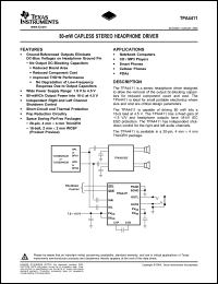 Click here to download TPA4411RTJ Datasheet
