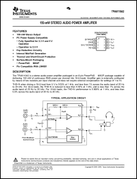 Click here to download TPA6110A2 Datasheet