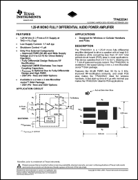 Click here to download TPA6203A1GQVR Datasheet