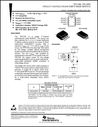 Click here to download TPS1100YD Datasheet