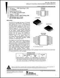 Click here to download TPS1101DW Datasheet