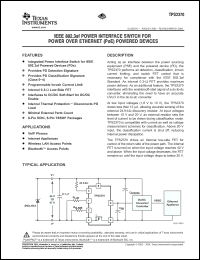 Click here to download TPS2370PW Datasheet