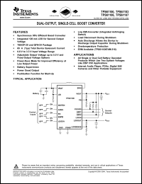 Click here to download TPS61100PW Datasheet