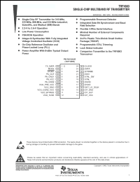 Click here to download TRF4903 Datasheet