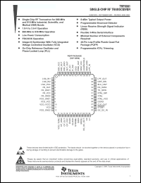 Click here to download TRF6901 Datasheet