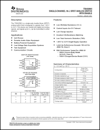 Click here to download TS5A2053DCTR Datasheet
