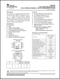 Click here to download TS5A3154DCURE6 Datasheet