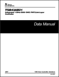 Click here to download TSB43AB21 Datasheet
