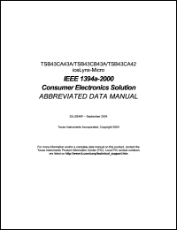 Click here to download TSB43CA42 Datasheet