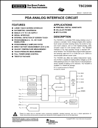 Click here to download TSC2000IPW Datasheet