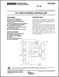 Click here to download TSC2003 Datasheet