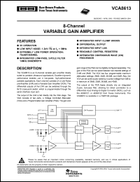 Click here to download VCA8613 Datasheet