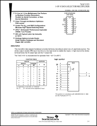 Click here to download 74AC11151N Datasheet