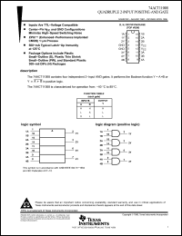 Click here to download 74ACT11008NSRE4 Datasheet