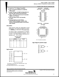 Click here to download 74ACT11020D Datasheet