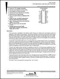 Click here to download 74ACT11160DW Datasheet