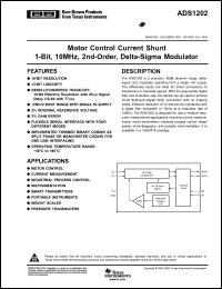 Click here to download ADS1202IPWRG4 Datasheet