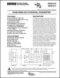 Click here to download ADS1210UG4 Datasheet