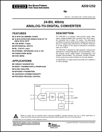 Click here to download ADS1252U/2K5G4 Datasheet