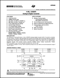 Click here to download ADS5500IPAPG4 Datasheet