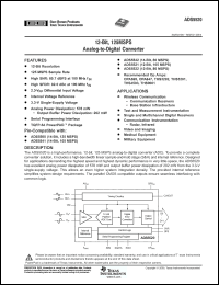 Click here to download ADS5520IPAPG4 Datasheet