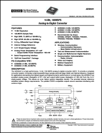 Click here to download ADS5541 Datasheet