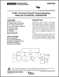 Click here to download ADS7842EBG4 Datasheet
