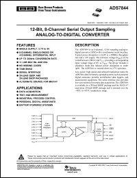 Click here to download ADS7844NBG4 Datasheet