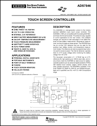 Click here to download ADS7846EG4 Datasheet