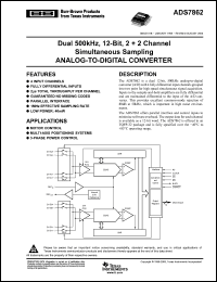 Click here to download ADS7862YB/2K Datasheet