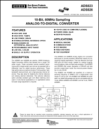 Click here to download ADS826 Datasheet