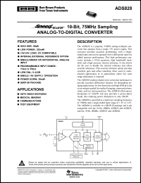 Click here to download ADS828E/1KG4 Datasheet