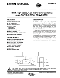 Click here to download ADS8324EB/2K5G4 Datasheet