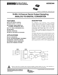 Click here to download ADS8344EBG4 Datasheet