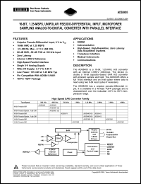 Click here to download ADS8405IPFBRG4 Datasheet