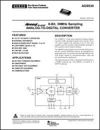 Click here to download ADS930EG4 Datasheet