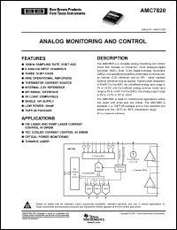 Click here to download AMC7820 Datasheet